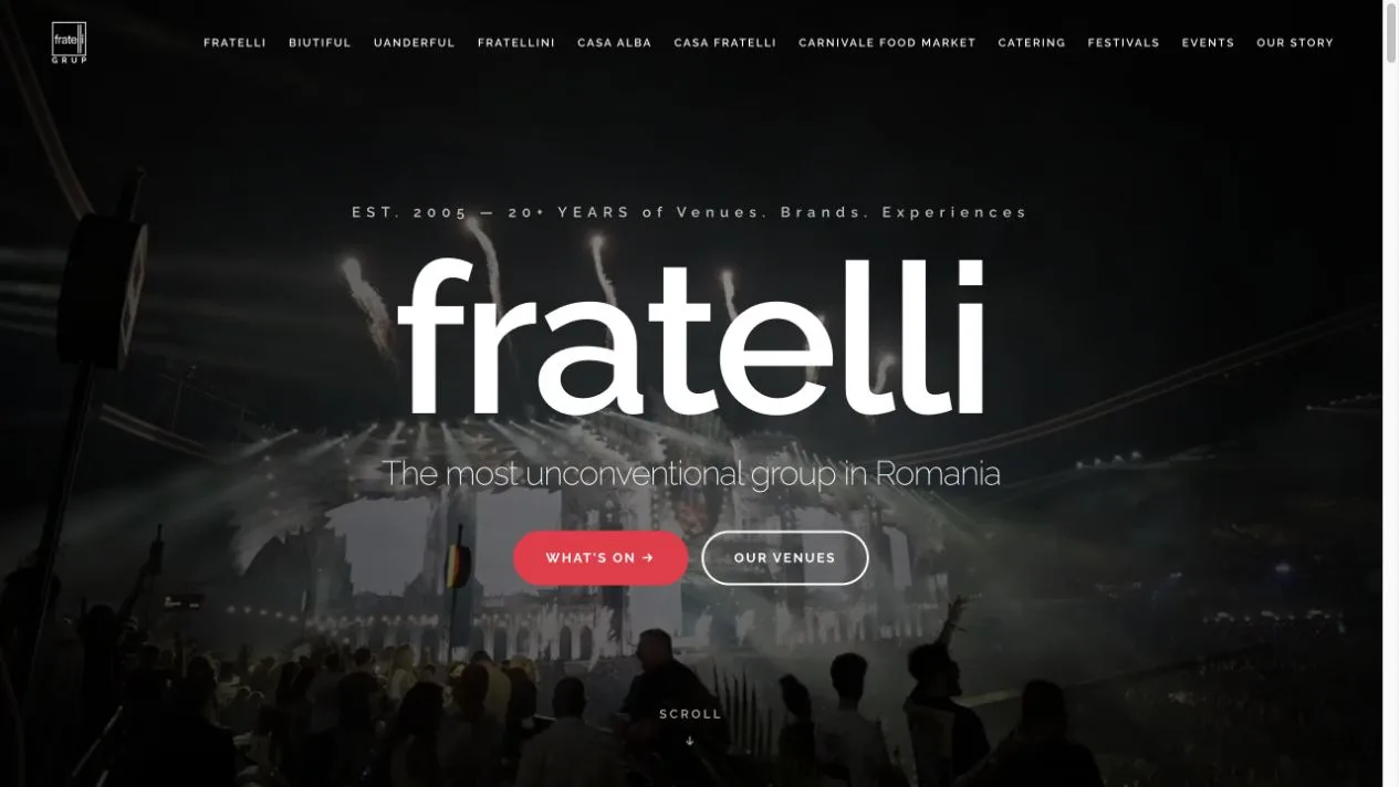 Fratelli Grup — Dezvoltare web